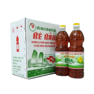Nước mắm Bé Bầu chai nhưa 1 lít, thùng 6 chai, mắm kho