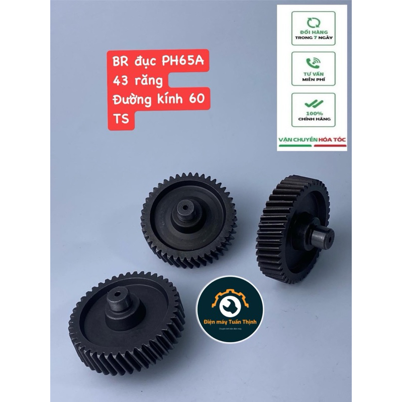 Bánh răng đục PH65, Bánh răng đục 30 ly ( HÀNG THEO MÁY )