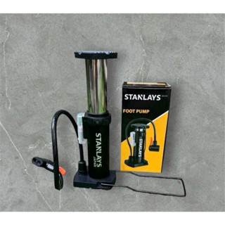Bơm đạp chân mini đa năng gấp gọn STANLAYS
