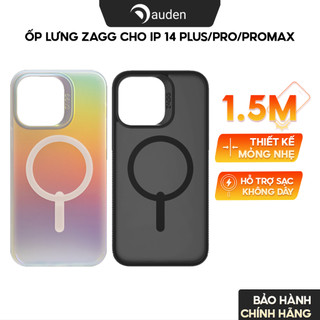 Ốp lưng chống sốc Zagg iP 14 series - ZAGG Matte Iridescent Snap - Bảo hành chính hãng