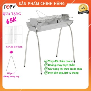 Bếp nướng than hoa  mang đi picnic cắm trại ngoài trời