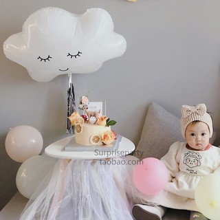 Bóng hình mây trang trí sinh nhật