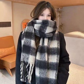 Khăn dạ quàng cổ siêu ấm phong cách Hàn Quốc