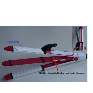 Máy kẹp 3 trong 1, uốn, duỗi, bấm tóc