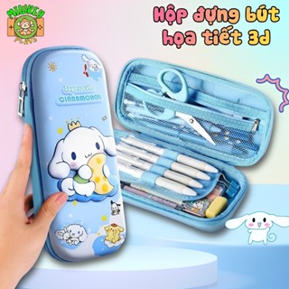  Hộp Đựng Bút Họa Tiết 3D In Nổi Samiro Kuromi Melody Dễ Thương Cho Bé Kích Thước Nhỏ Gọn Tiện Lợi 