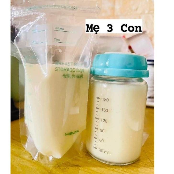 [Mua 1 tặng 1 bút] TÚI TRỮ SỮA MISUTA 200ML (CÓ VÒI RÓT)