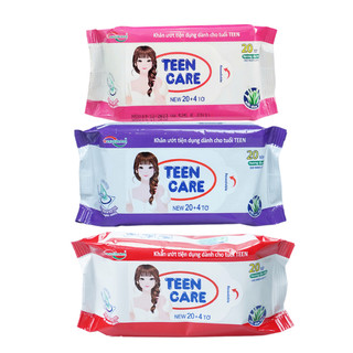 Khăn ướt dành Teen Care Hương- 20 tờ