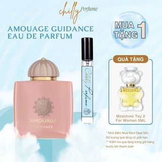 Nước Hoa Chiết 10ml Nam Nữ Amouage Guidance EDP Cao Cấp, Hương Thơm Ngọt ngào, Cuốn hút, Sang trọng