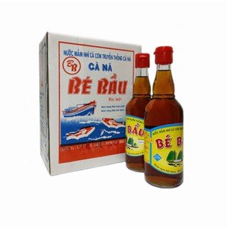 Thùng Nước mắm Bé Bầu chai thủy tinh 500ml| Loại đặc biệt| Ngon nhất