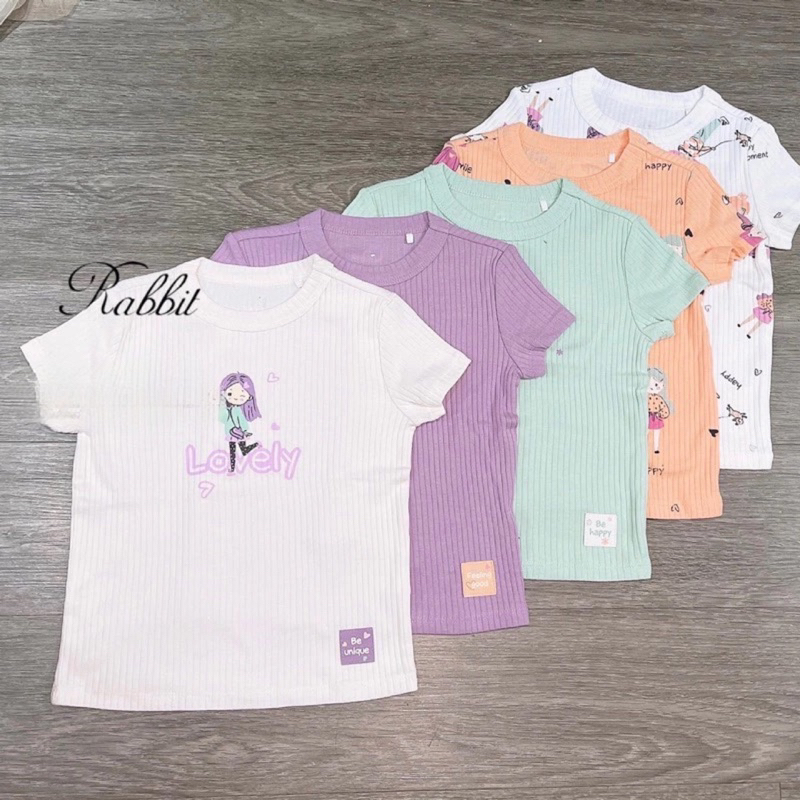 Áo cộc tay GJ bé gái size nhỡ