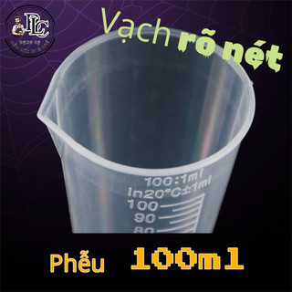 phễu đong 100ml có định mức