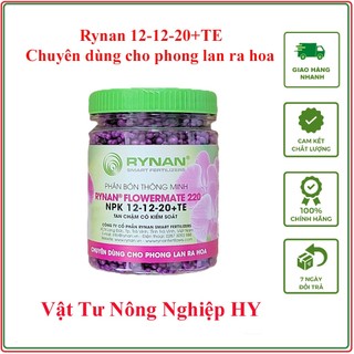 RYNAN FM 220 Phân bón thông minh tan chậm có kiểm Soát 12-12-20 dùng cho Lan giai đoạn ra hoa - Lọ 150 gram