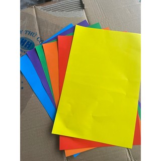 SET 2 Tập Giấy Thủ Công Hồng Hà A4 Có Decan Các Màu Đẹp