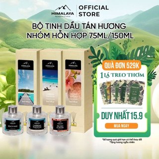 Bộ tinh dầu tán hương Himalaya nhóm hỗn hợp 75ml/150ml