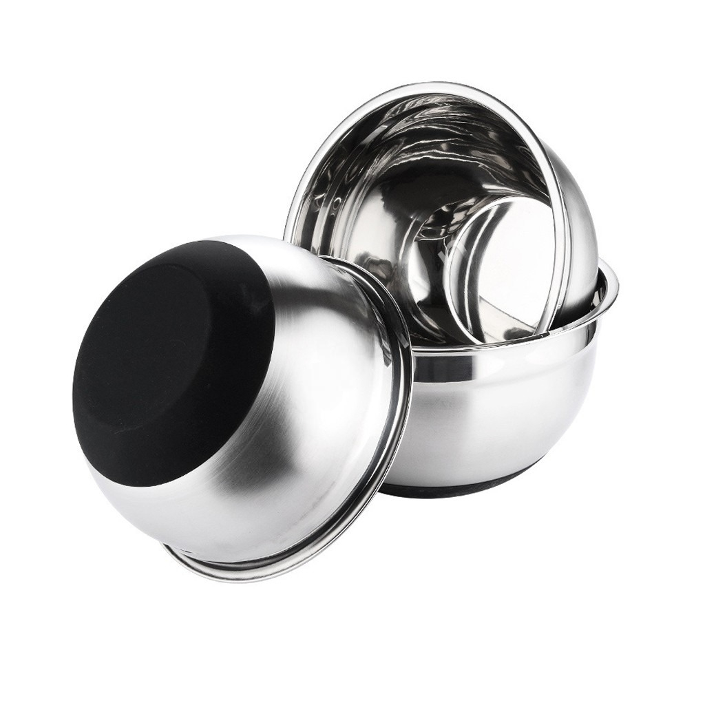 Âu trộn Inox đáy Silicone