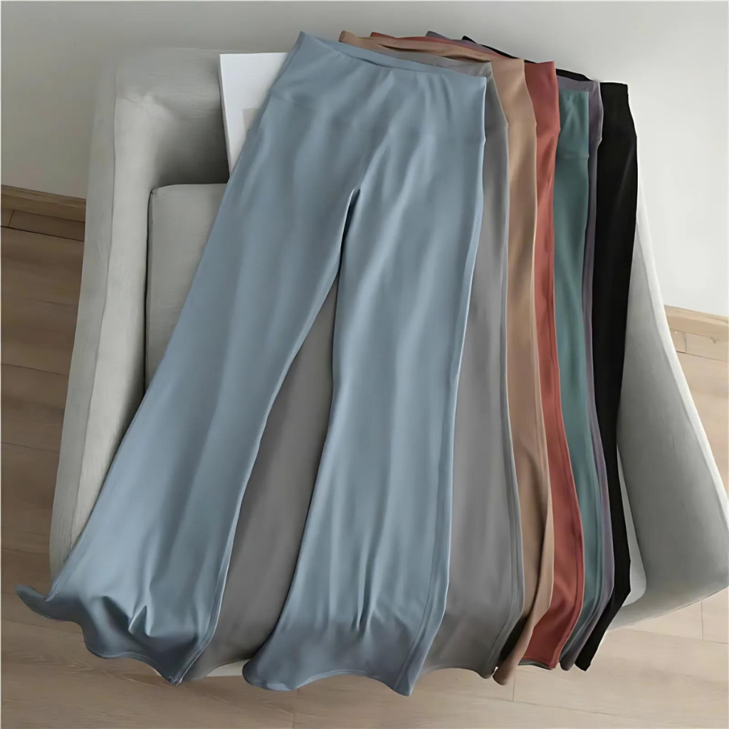 QUẦN DÀI ỐNG LOE NỮ THỂ THAO TẬP GYM YOGA EAROBIC CHẤT VẢI THOÁNG MÁT, THỜI TRANG BEYOUR SPORT