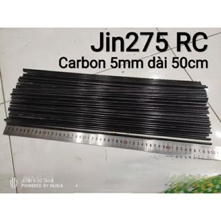 💖Deal Sock💖 Thanh Carbon 5mmx 50cm, chuyên gia cố máy bay RC