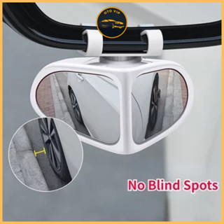 Gương cầu lồi 2 mặt gương ô tô mini , xoay 360 độ xóa điểm mù nhỏ gọn tiện dụng