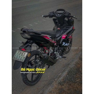 TEM DÁN LỬA RS150R XE WINNER X V3 MÀU ĐEN ĐỎ
