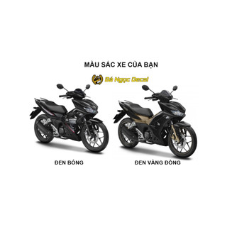 TEM DÁN LỬA RS150R XE WINNER X V3 MÀU ĐEN ĐỎ