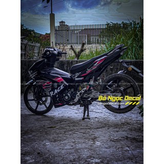TEM DÁN LỬA RS150R XE WINNER X V3 MÀU ĐEN ĐỎ