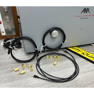 Dây Mass (Ground) thoát nhiễu cho mâm than LP, dây teflon đồng mạ bạc