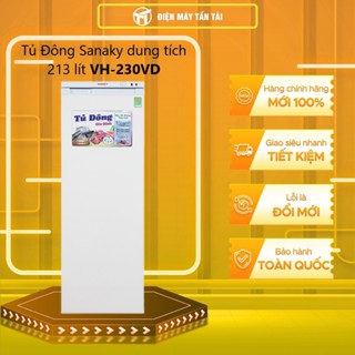VH-230VD - Tủ đông đứng Sanaky 213 lít VH-230VD - BẢO HÀNH CHÍNH HÃNG