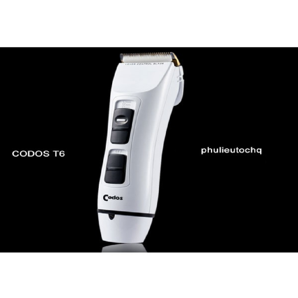 Tông đơ cắt tóc CODOS T6 lưỡi sắc bén, 2 pin sử dụng thời gian 3 tiếng,độ ồn thấp dễ dàng vệ sinh