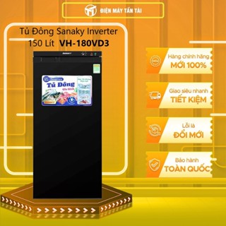 VH-180VD3 - Tủ đông Sanaky Inverter 150 lít 5 ngăn VH-180VD3 - GIAO MIỄN PHÍ HCM