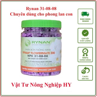Phân bón thông minh tan chậm có kiểm soát chuyên dùng lan con RYNAN FM 200 31-08-08 - Lọ 150 gram