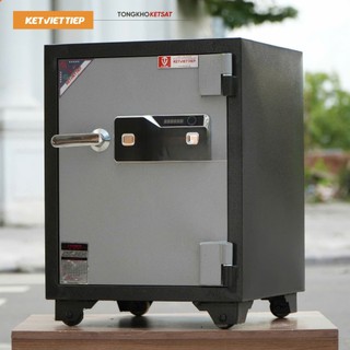 [KÉT SẮT BẢO MẬT VÂN TAY] Két sắt Việt Tiệp KV405 Vân Tay Điện Tử Khóa Cơ 3IN1 Có Kết Nối Điện Thoại