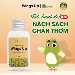 Bột Khử Mùi Wings Up Khử Mùi Hôi Chân Hôi Nách Giày Giảm Tiết Mồ Hôi Hôi Cỏ Mềm 25g