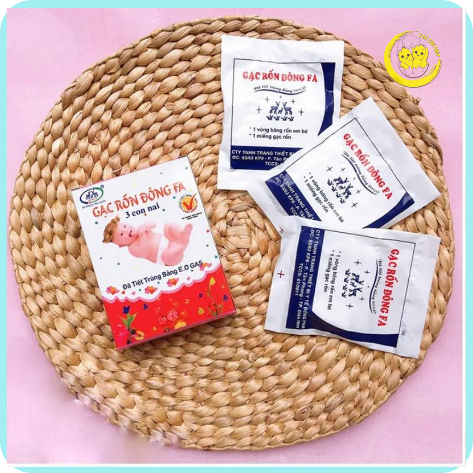 Gạc rốn Đông pha (hộp 3 chiếc)