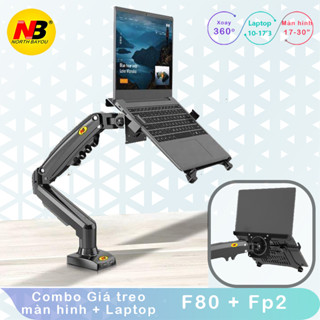 F80 + Fp2 Combo Giá đỡ Laptop / Arm Laptop [10-17 inch] - Arm laptop -  Tay Treo Laptop- Giá treo laptop