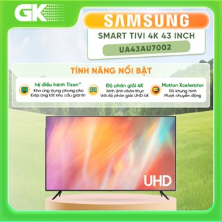[Shopee - Lắp đặt 0Đ HN HCM] UA43AU7002KXXV / UA43DU7700 - Smart Tivi Samsung 43 Inch