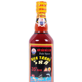Nước mắm 584 nha trang 35 độ đạm - chai thuỷ tinh 500ml