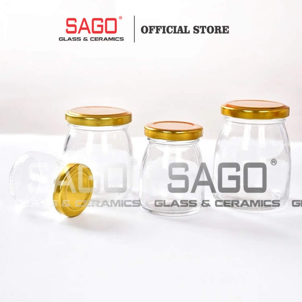 10 Hũ Thủy Tinh Nắp Vặn 100ml | 200ml