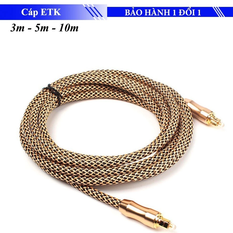 Cáp quang mạ vàng loại 3m - 5m - 10m