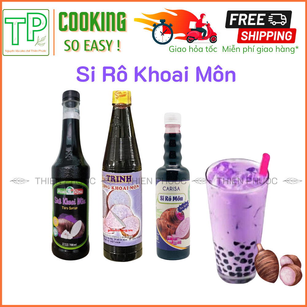 Si rô khoai môn - nhiều loại - nhiều lựa chọn