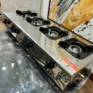 Bếp gas 4 họng - 4 cửa