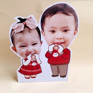 In chibi gia đình, chibi 2 anh em, chị em