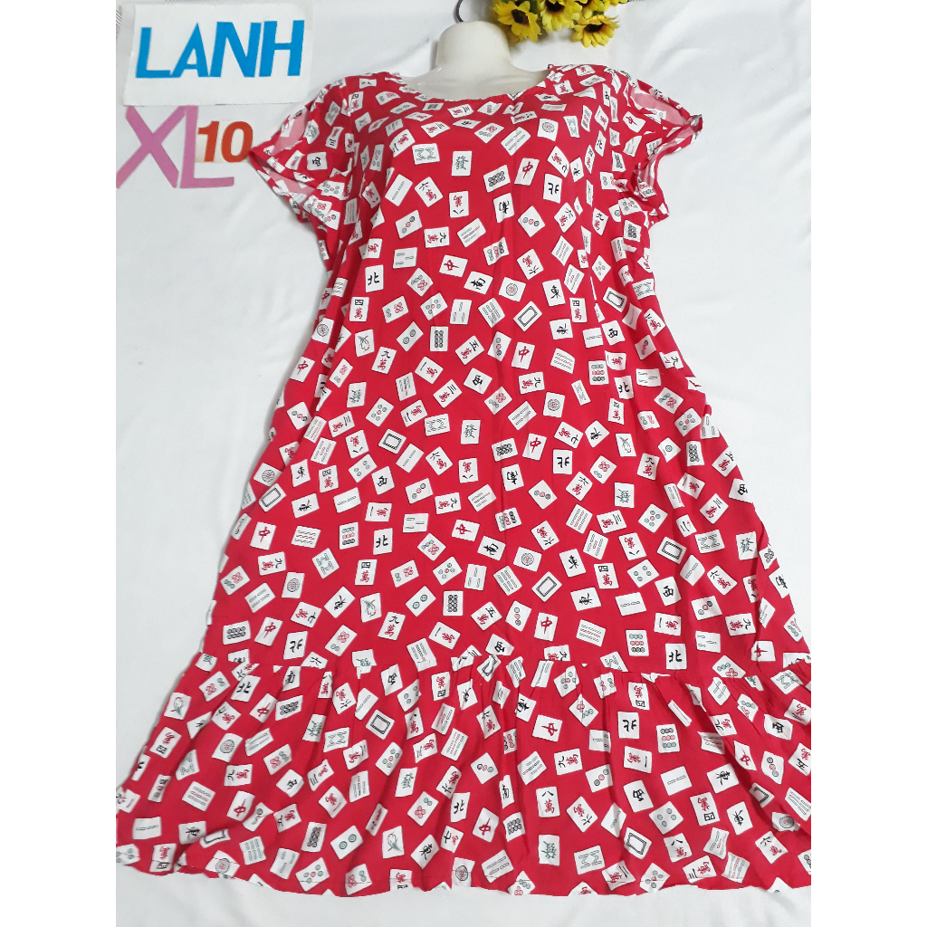 Váy bầu vải lanh lụa [SIZE TO từ 50 ký -65 ký ]
