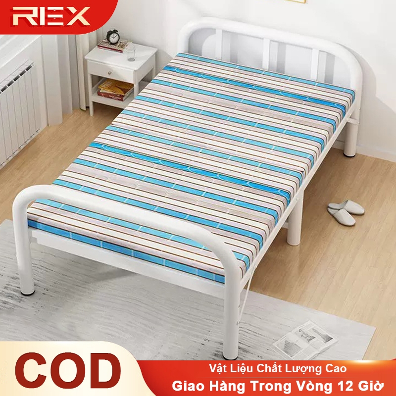 REX Giường gấp gọn  văn phòng cao cấp gấp gọn khung hợp kim sơn tĩnh điện siêu bền  Chắc Chắn Giường