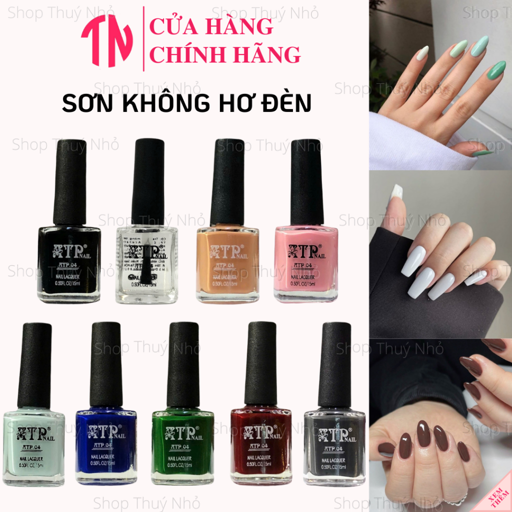 [Bảng 1 Sơn Màu][Rẻ Bất Ngờ] Sơn Thường Móng Tay Atp Atp04 Không Cần Hơ Đèn 15Ml Dụng Cụ Làm Móng Tay Chuyên Nghiệp Nail