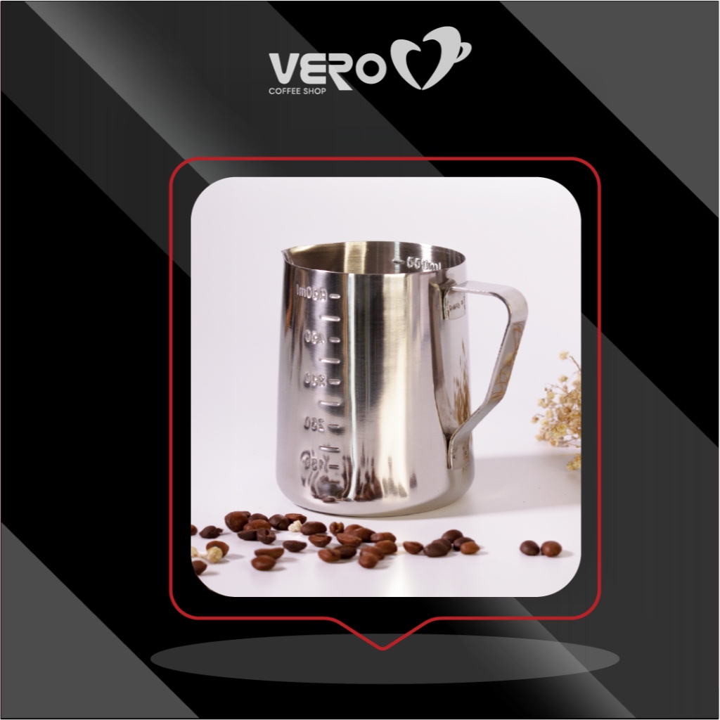 Ca đánh sữa inox cappuccino latte