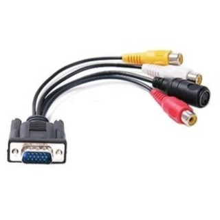 CÁP CHUYỂN VGA SANG AV, SVIDEO, COMPONENT