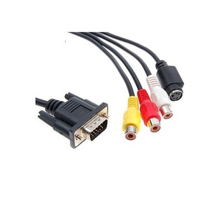 CÁP CHUYỂN VGA SANG AV, SVIDEO, COMPONENT