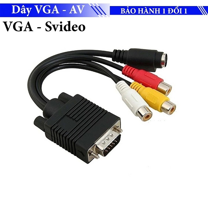 CÁP CHUYỂN VGA SANG AV, SVIDEO, COMPONENT