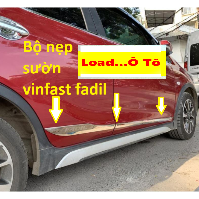 Nẹp Sườn Vinfast Fadil 2022-2019 Mạ Crom Cao Cấp