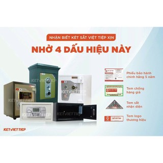 [KÉT SẮT CỠ NHỎ] Két sắt Việt Tiệp KKS031 khách sạn Màu Đen
